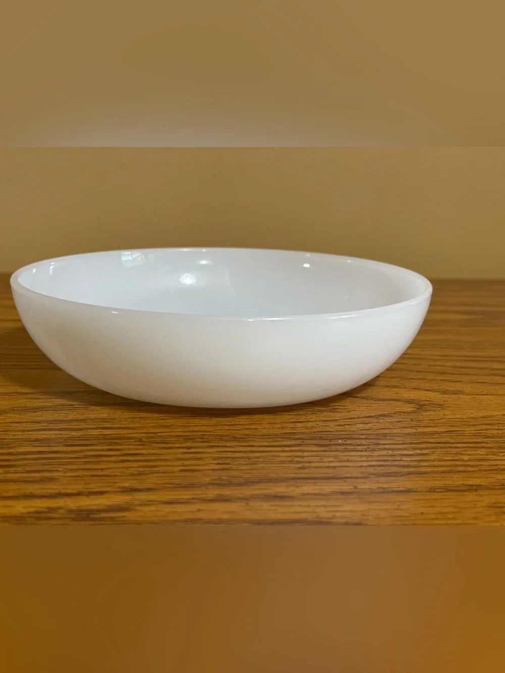 Fire King Vintage Bowl 6.75 In Primrose Design MCM Circa 1950s-1960s